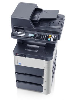 Kyocera ECOSYS M3040dn Multi-Function Monochrome Laser Printer (Black, White)